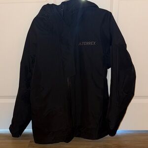 Black Waterproof ski shell Jacket